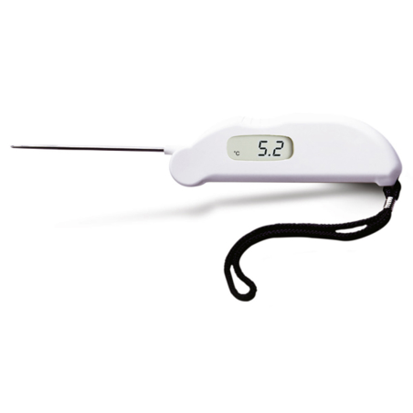 Thermomètre étanche de précision IP67 à sonde repliable 103x3 mm - gamme de -50 à +300°C