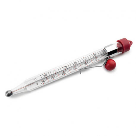 Thermomètre à sucre - 200° max - housse de protection incluse