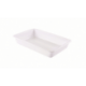 Bac plat 3L blanc - 347x230x70 mm