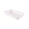 Bac plat 5L blanc - 437x285x75 mm