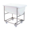 Patière 220L empilable - 930x670x511 mm (livré sans chariot et sans couvercle)