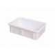 Bac plein alimentaire 25L - 600x400 mm Ht.165mm blanc