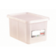 Bac alimentaire HACCP 55L Blanc (Produits laitiers) avec couvercle - 600x400x356 mm
