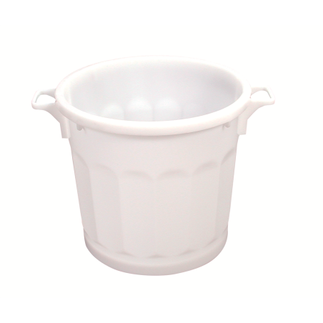 Container 75L  empilable blanc Ø54x48,5 cm (couvercle vendu séparément)