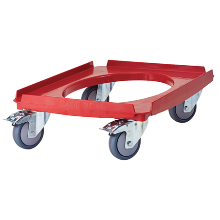 Socle rouleur pour Cam GoBox GN - rouge - 325x530x307 mm