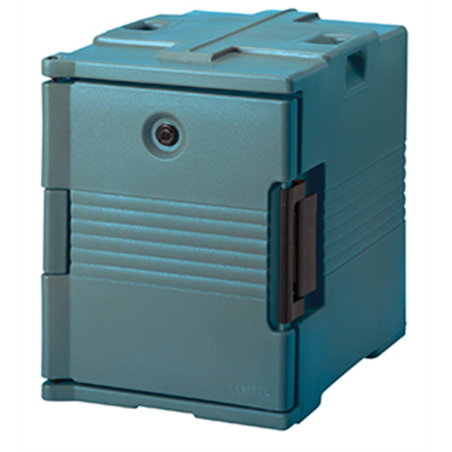 Conteneur isotherme neutre chargement frontal pour 4 bacs GN1/1 Ht. 100mm - 633x460x620 mm