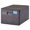 Conteneur isotherme Cam GoBox chargement par le haut noir pour bacs GN1/1- Ht.200 mm - 400x600x316 mm