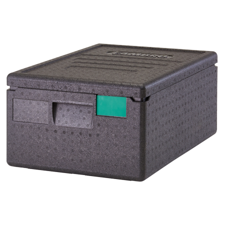 Conteneur isotherme Cam GoBox chargement par le haut noir pour bacs GN1/1- Ht.150 mm  - 400x600x257 mm