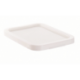 Couvercle pour bac plein alimentaire rectangulaire 12/15L 400x300mm blanc