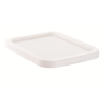 Couvercle pour bac plein alimentaire rectangulaire 12/15L 400x300mm blanc