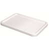 Couvercle pour bac plein alimentaire rectangulaire 25/35/55L 600x400mm blanc