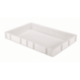 Caisse à pâton pleine 14L blanche 600x400 Ht.80 mm