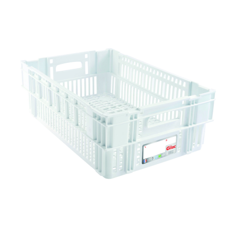 Caisse ajourée 600x400x197 mm blanche