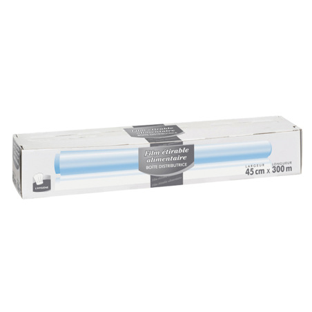 Rouleau film étirable - 45 cm x 300m
