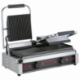 Grill panini rainuré double 3,6 kW 230V mono 57x30x21 cm