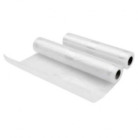 Kit de 2 rouleaux lisses 220mmx5m et 280mmx5m pour machine sous vide