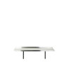 Etagère murale adossée 1 niveau 1000x300 mm inox - 2 consoles