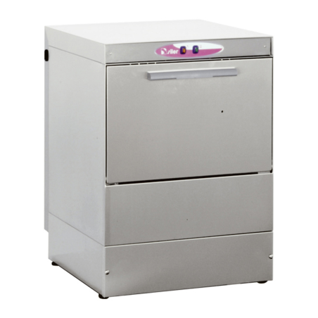 Lave-vaisselle 30 paniers/h - Cycle de lavage 120° - Surchauffeur 4,5kW - 600x600x820 mm