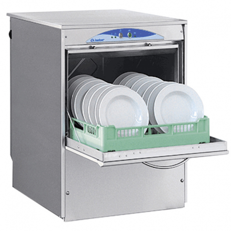 Lave-vaisselle 30 casiers/h sans adoucisseur - 3 cycle de lavage 120° - Surchauffeur 3kW - 600x650x820 mm