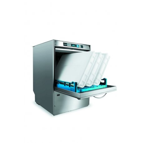 Lave-vaisselle multifonction 60 casiers/h sans pompe de vidange - 3 cycles de lavage - Surchauffeur 6kW