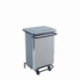 Poubelle inox - 70L - 470x416x730 mm