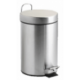 Poubelle à pédale en inox - 5L