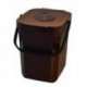 Poubelle compost organik green en marron - 10L