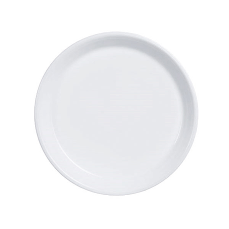 Assiette plate Ronde Heat System sans compartiment 23cm en verre