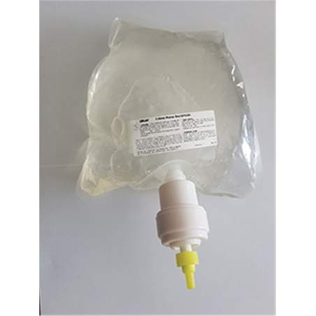 Crème mains bactéricide - cartouche 6x1L - sans parfum ni colorant