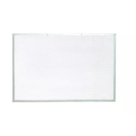 Grille à pizza rectangulaire en aluminium 40 x 60 cm
