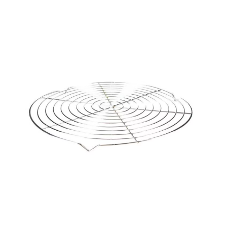 Grille pâtissière en acier chromé Ø32 cm
