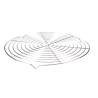 Grille pâtissière en acier chromé Ø32 cm