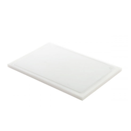 Planche polyéthylène blanc épaisseur 2 cm en 53 x 32,5 x 2 cm
