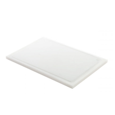 Planche polyéthylène blanc épaisseur 2 cm en 53 x 32,5 x 2 cm