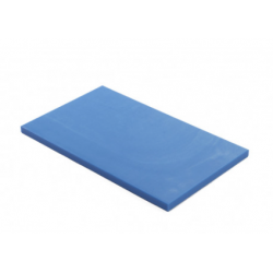 Planche GN polyéthylène bleue épaisseur 2 cm en 53 x 32,5 x 2 cm