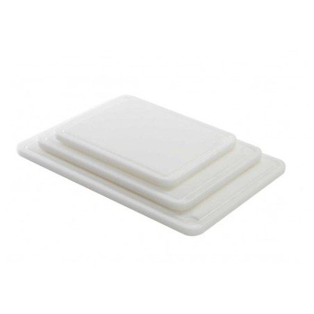 Planche blanche 60 x 40 x 2 cm - Polyéthylène Haute Densité