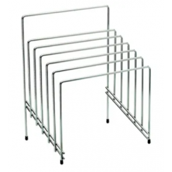 Range planches en inox pour 6 planches 46 x 25 cm