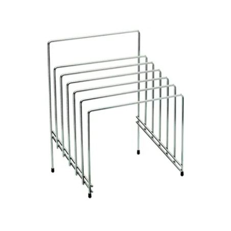 Range planches en inox pour 6 planches 46 x 25 cm