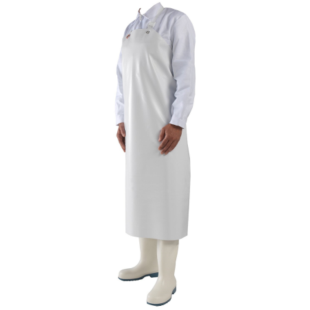 Tablier de plonge Yankee blanc - vinyle - 900x1150 mm