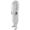 Tablier de plonge Yankee blanc - vinyle - 900x1150 mm
