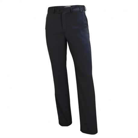 Pantalon de cuisine homme noir PB03 - polyester et coton