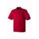 Veste de cuisine mixte Nero bordeaux - polycoton - manches courtes
