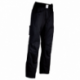 Pantalon de cuisine Arenal mixte noir - polycoton - large ceinture élastiquée - coupe droite