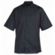 Veste de cuisine Siaka Robur manches courtes noir