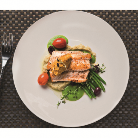 Assiette plate ronde Ø21 cm MONALYSA