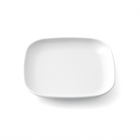 Assiette carrée en mélamine - 13,5x13,5 cm