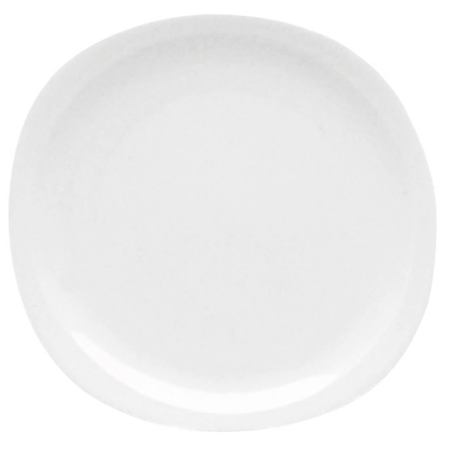Assiette plate Oslo n°7 blanche - 18,8x18 cm OSLO