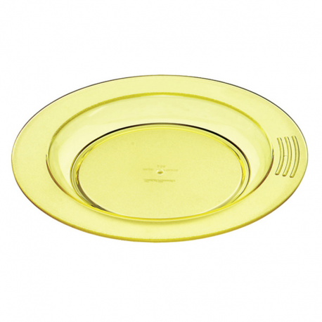 Cloche transparente Ø23,5 cm jaune copolyester