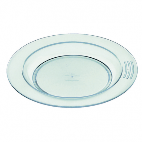 Assiette 1/2 creuse Ø18 cm Vert copolyester