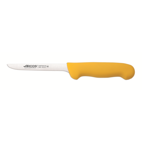 Couteau à désosser Lame usée 14cm Série 2900 polypro jaune
